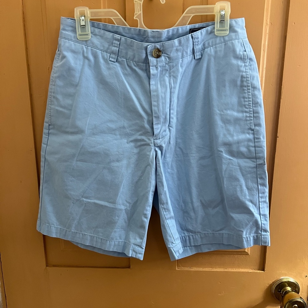 Vineyard Vines Light Blue Flat Front Chino Shorts